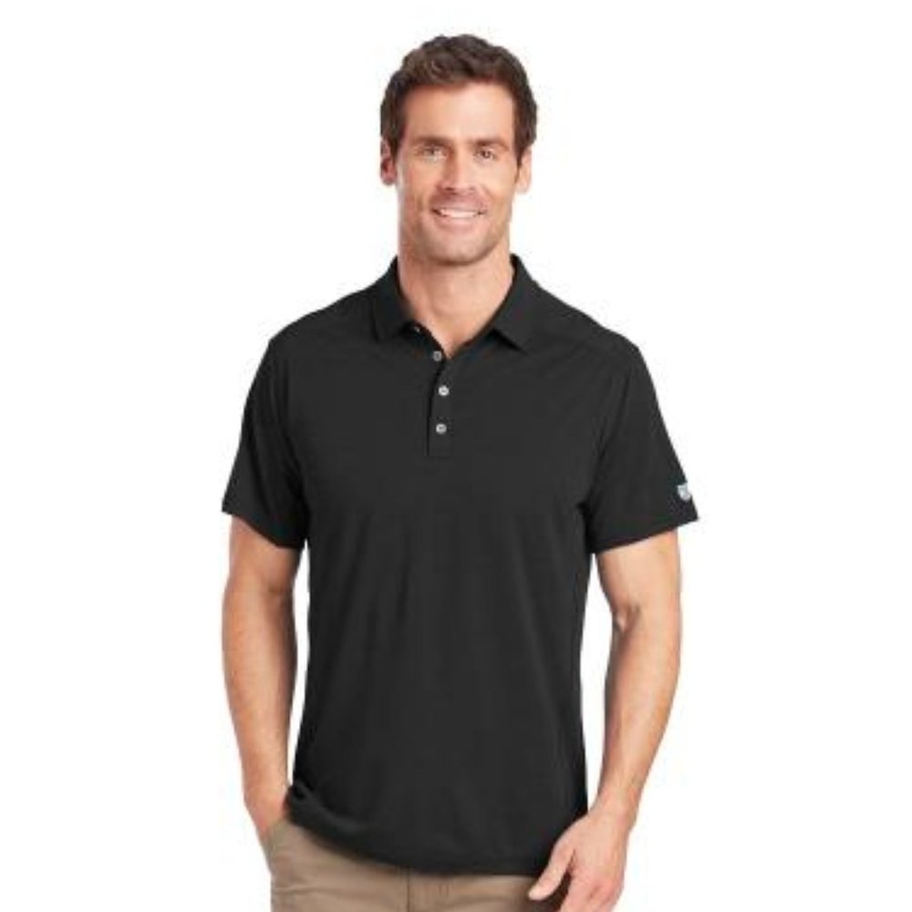 KUHL Virtuoso Mens Black Merino Wool Blend Polo Shirt Size XL EUC